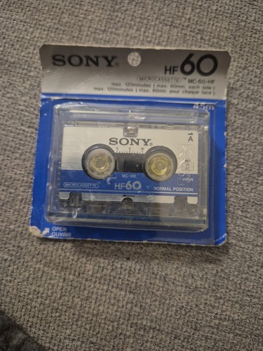 Sony hf60 music microcassette - sony,