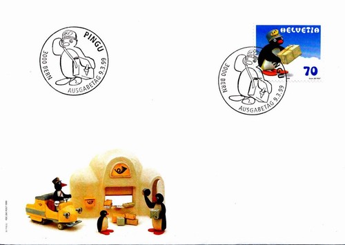 Schweiz 1999 post pingu - schweiz,