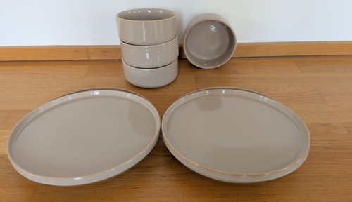 Tchibo teller schalen steingut - tchibo,