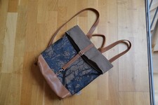 Rucksack in Leinenoptik