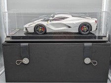 Modellautos 1:12 Amalgam Ferrari La Ferrari Limitiert #01/10 Weiß Zertifikat OVP