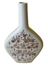 Kultige Porzellan Vase Auto