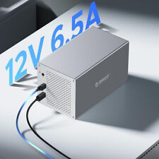 ORICO Aluminium 4 Fach Bay Typ-B Festplattengehäuse Ghäuse für 3,5" SATA HDD DE