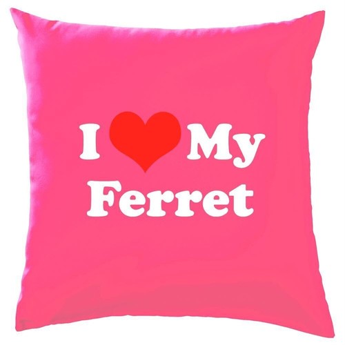 Love frettchen kissen - love,