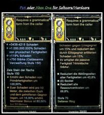 Diablo 3 Ros - Ps4/5 - Xbox One - Nintendo Switch - 1x Amulett 2x Ringe - Waffen