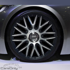 4x RADKAPPEN 15 ZOLL ORDEN BLACK SILVER RADZIERBLENDEN TUNING SCHWARZ SILBER