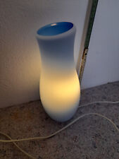 Ikea Mylonit Vasenlampe Tischlampe Lampe Leuchte blau 30 cm mit Leuchtmittel top