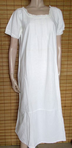 Weisses nachtkleid - weisses,