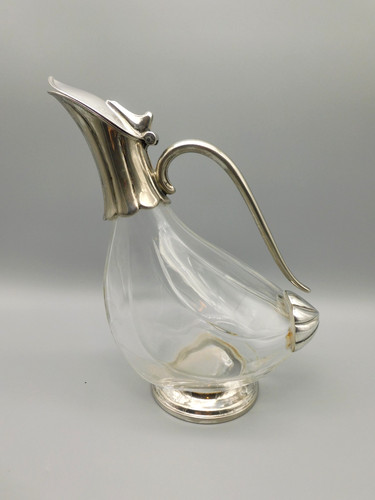Karaffe krug versilbert - karaffe,