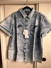 Angelo Litrico Denim-Hemd Acid