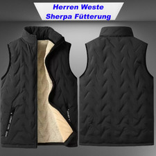 Herren Puffer Weste warme