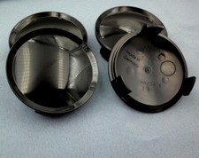 4x Nabenkappen Felgendeckel  74,5 mm 69,0 mm  schwarz K75NS