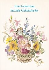 Postkarte - Zum Geburtstag herzliche Glückwünsche / Hanna Roth-Schaberschul (58)