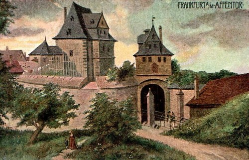 Gruss aus frankfurt main - ak,