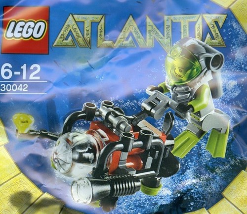 Lego atlantis taucher mit - atlantis,
