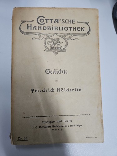 Cotta sche handbibliothek - cotta'sche,