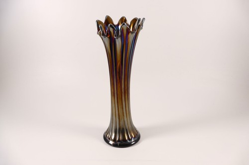 Vase glas irisierend schwarz - vase,