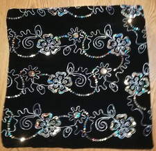 kissenbezug 40x40 farbe schwarz reissverschluss