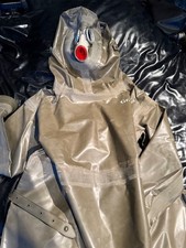Schutzanzug Gummi/Rubber Zodiak Hazmatsuit, Chemical Suit, Rubbersuit Zodiac Bw,