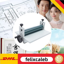 14" Manuelle Kaltlaminator Laminiermaschine Rollenlaminator Fotolaminiergerät