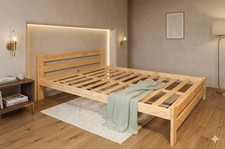 Bett, Holzbett 140x200 –
