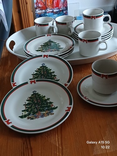 Weihnachtskaffeeservice