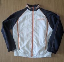 Grinario Sports Jacke Gr. M Vintage Blau Weiß