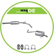 Auspuffanlage für DACIA SANDERO II Stepway 1.2 75 PS ab. Bj.10.2012- Auspuff