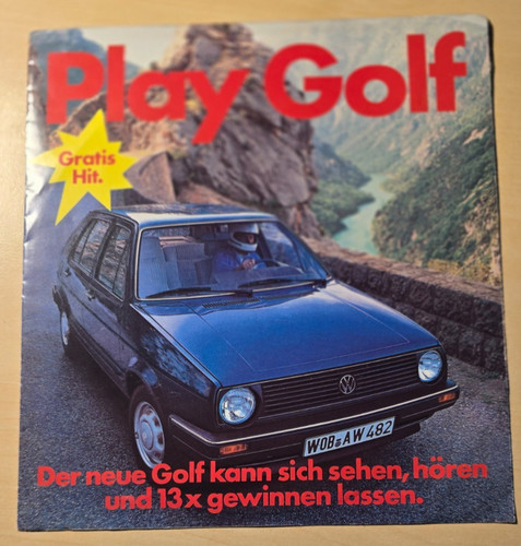 Werbe play golf - 7", (1-seitig)