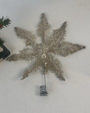 1711/25 1x alter Christbaumspitze Weihnachtsbaumspitze Tinsel