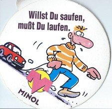 Fünf Minol Sticker Aufkleber