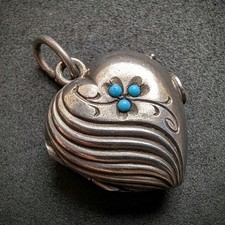 Jugendstil Medaillon Herz