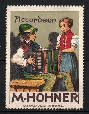 Reklamemarke hohner - reklamemarke,
