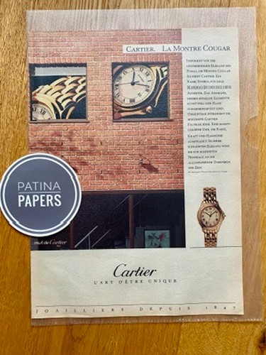 1990 cartier montre cougar - 1990,