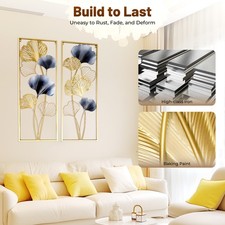 Wandbild Ginkgo Blätter