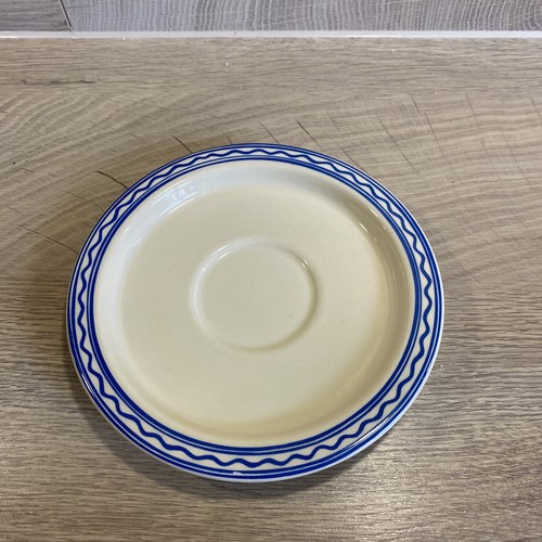 Melitta untertasse blau beige - untertasse, blau/beige