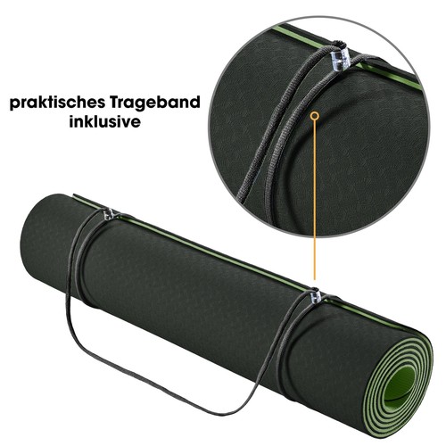 Yogamatte fitnessmatte tpe - fitnessmatte,