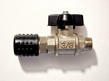 KUGELHAHN FÜR DRUCKLUFT - GEWINDEANSCHLUSS 3/8"