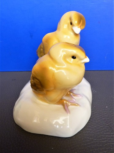 Porzellan figur vogel küken - porzellan,