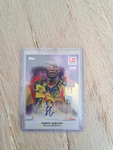 Topps bvb sergou - sergou, guirassy