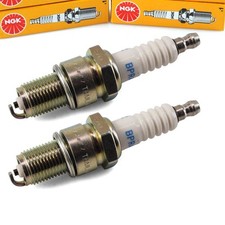 2x NGK Zündkerzen BPR4ES für Rasenmäher KAWASAKI YANMAR YAMAHA Garten Geräte