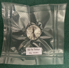 *ANGEBOT*  36g Tellur Metall  99,99%  52 Te Tellurium element sample rare earth