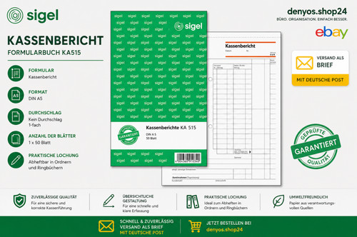 Sigel kassenbericht - sigel,