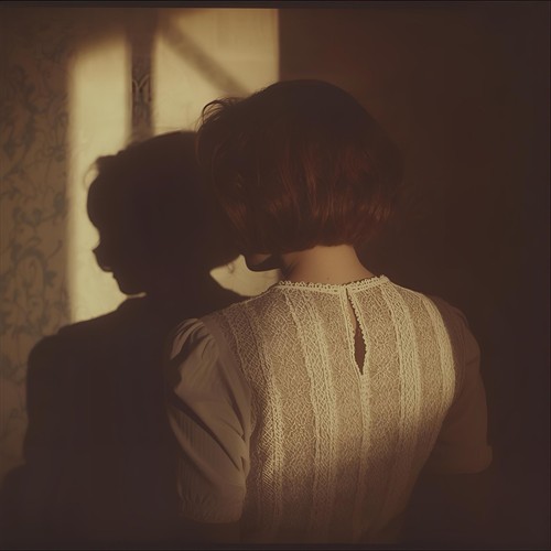 Dame frau model vintage - model,