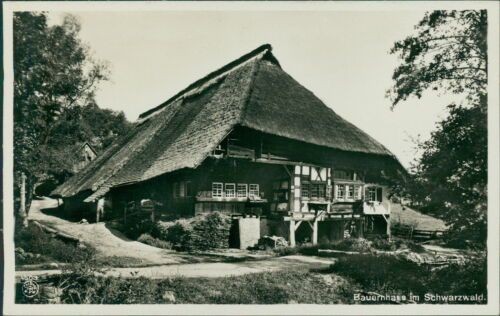 Ansichtskarte bauernhaus - ansichtskarte,