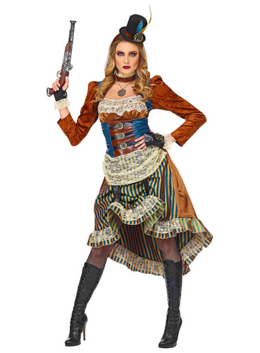 Steampunk saloon girl eine - steampunk,