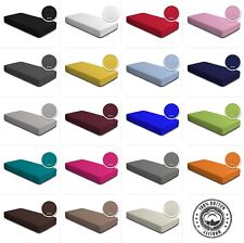 Jersey Spannbettlaken Spannbetttuch Baumwolle Topper Boxspringbett Wasserbett