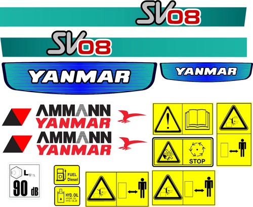 Yanmar sv08 mini bagger - yanmar,