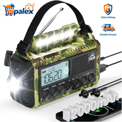 Notfallradio 12000 mah - 12000,