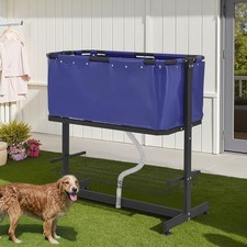 Hundebadewanne Erhöhte Haustierbadewanne Pflegewaschwanne für Hunde und Katzen